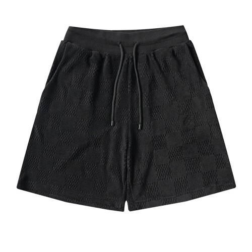 LOUIS VUITTON 25SS cotton checkerboard terry casual suit shorts 250724