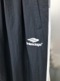 Balenciaga 23FW catwalk 3B black and gray splicing sports suit/ Pants