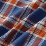 Chrome Hearts new striped plaid stitching silver button cardigan shirt 250724