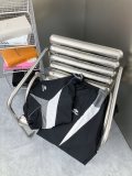 Balenciaga 23FW catwalk 3B black and gray splicing sports suit/ Pants