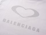 Balenciaga Valentine's Day limited edition short-sleeved T-shirt Grey 250804