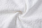 Dior jacquard towel logo hoodie White 250804