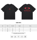 Balenciaga Valentine's Day limited edition short-sleeved T-shirt Black 250804