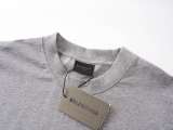 Balenciaga New front letter patch embroidery worn and distressed short-sleeved T-shirt 250804