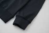 Prada Color-block Patchwork Pocket Hardware Pullover Sweatshirt 250812