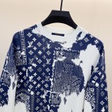 Louis Vuitton 420g Pure Cotton Round Neck Sweatshirt 250812