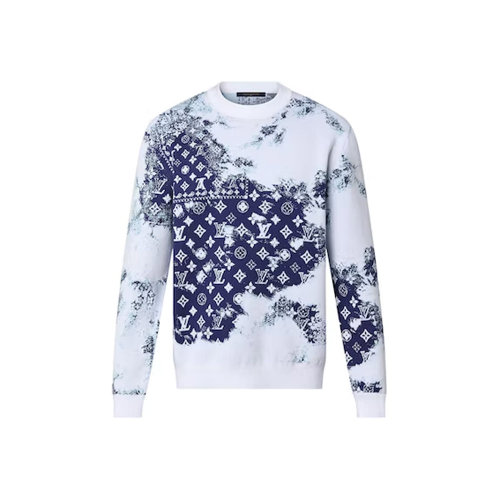 Louis Vuitton 420g Pure Cotton Round Neck Sweatshirt 250812