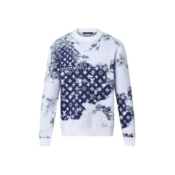 Louis Vuitton 420g Pure Cotton Round Neck Sweatshirt 250812