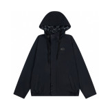 GUCCI New Classic GG Jacquard Full Print Reversible Zipper Hooded Jacket 250812