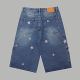 Louis Vuitton x Nigo Collaboration Embroidery Damier Denim Jacket Pants 250827
