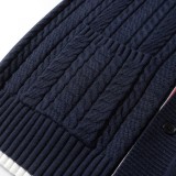 Thom Browne Classic Knit Cardigan Sweater DarkBlue 250827
