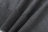 Thom Browne Animal Print Round Neck Pullover Sweater Gray 250827
