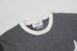 Thom Browne Animal Print Round Neck Pullover Sweater Gray 250827