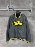 Louis Vuitton 25SS Collaboration with Nigo Patterned Satin Baseball Jacket 250827