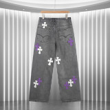 Chrome Hearts 2025 Fall Winter New Multi-Pocket Colored Cross Patched Couple's Style Jacket Pants 250827