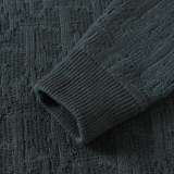 Dior 2025 New Collection Grey Wool Jacquard Knit Sweater 250827