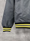 Louis Vuitton 25SS Collaboration with Nigo Patterned Satin Baseball Jacket 250827