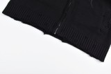Balenciaga 24FW Flame Pattern Zippered Sweater 250827