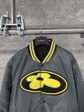 Louis Vuitton 25SS Collaboration with Nigo Patterned Satin Baseball Jacket 250827