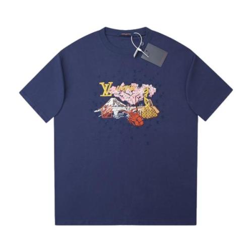 Louis Vuitton 25SS Early Spring New Short-Sleeved Shirt with LV Monogram Scenery Embroidery 250827