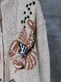 Louis Vuitton x Nigo Lobster Lambswool Knit Zip Sweater Coat 250903