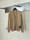 Burberry SS New Equestrian Knight Wool Knit Cardigan Sweater 250903