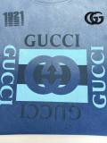 Gucci Tie-Dye Embroidered Print Crewneck Long-Sleeve Shirt 250903