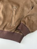 Louis Vuitton 25FW Embroidered Suede Leather Bomber Jacket 250903