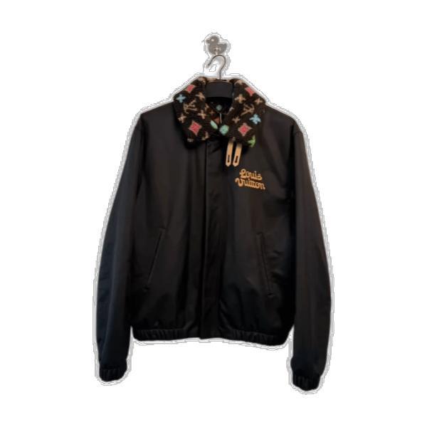 Louis Vuitton x Tyler, the Creator Printed Jacket with Fur Collar Coat 250903