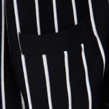 Prada Striped Jacquard Embroidered Cardigan Sweater 250909