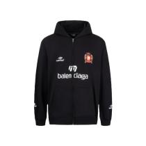 Balenciaga Badge and Letter Embroidered Print Drawstring Jacket 250909