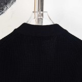 Louis Vuitton Gold Thread Embroidered Knit Cardigan Sweater 250909
