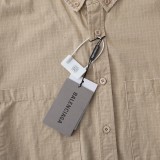 Balenciaga 25FW New Eiffel Tower Distressed Washed Shirt 250909