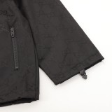Gucci Web Stripe Hooded Trench Coat 2509017