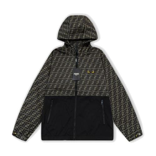 Fendi 25FW New Custom Hardware Embroidered Logo Jacket 2509017