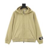 Dior x Stone Island Embroidered Letter Hooded Windbreaker Coat 2509017