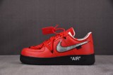 NIKE Air Force 1 Custom Black/Red