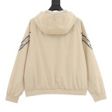 Prada Small Logo Embroidery Zip Jacket 2509017