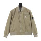 Dior x Stone Island Embroidered Letter Varsity Jacket 2509017