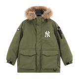 MLB Official Unisex Mid-Length Duck Down Puffer Jacket 2509017