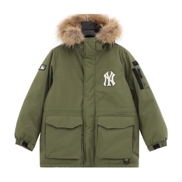 MLB Official Unisex Mid-Length Duck Down Puffer Jacket 2509017