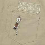 Dior x Stone Island Embroidered Letter Varsity Jacket 2509017
