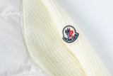 Moncler New FW Stand Collar Knit Panel Down Jacket 2509023