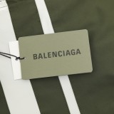 Balenciaga Two-Tone Color-Block Letter Embroidery Windbreaker Coat 251015