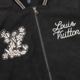 Louis Vuitton Embroidered Letter Varsity Jacket 251015