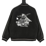 Louis Vuitton Embroidered Letter Varsity Jacket 251015