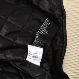Celine Washed Denim Panel Varsity Jacket 251015