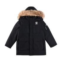 MLB New York Yankees Micro Logo Wool Sweater (Gen 2) / OEM Mid-Length Down Black Jacket 251023