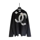 Chanel New Sequin Embroidered Heavy Knit Long-Sleeve T-Shirt 251023