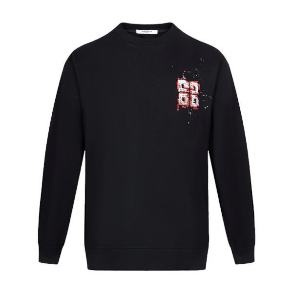 Givenchy Flame Letter Logo Crewneck Sweatshirt 251023